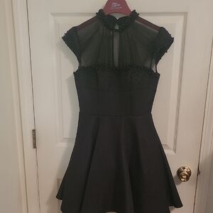 Elegant Black Mini Dress